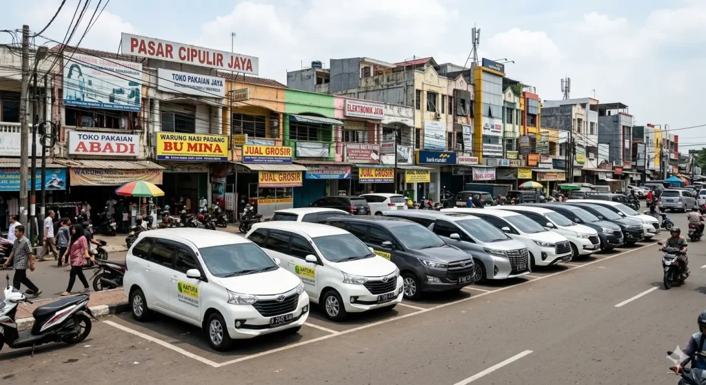 Armada rental mobil Cipulir Natura Rentcar siap melayani area Jakarta Selatan