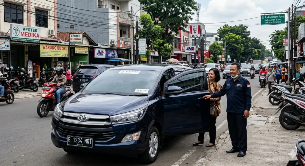 sopir profesional rental mobil Gandaria Utara Natura Rentcar