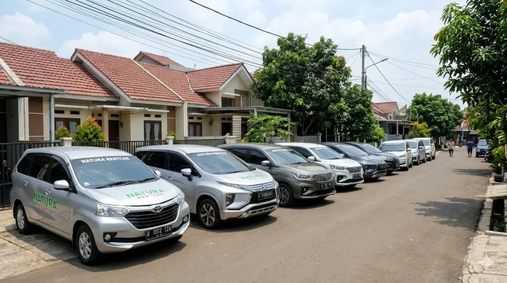 Rental mobil Pondok Kacang Timur Natura Rentcar armada lengkap